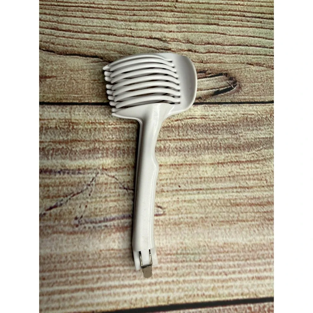 Tomato Eggs Vegetable Slicer Slicing Holder Tool Kitchen Gadget Knife Cut